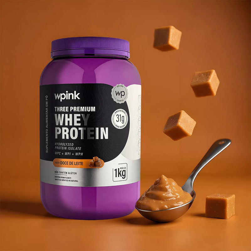 three premium whey protein doce de leite 3W - (1kg)