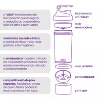 shaker pro coqueteleira 700ml